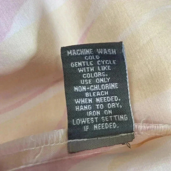 Donna Ricco New York Cotton Dress Size 12 Pink and Yellow Floral Tulip w Pockets - Picture 10 of 14